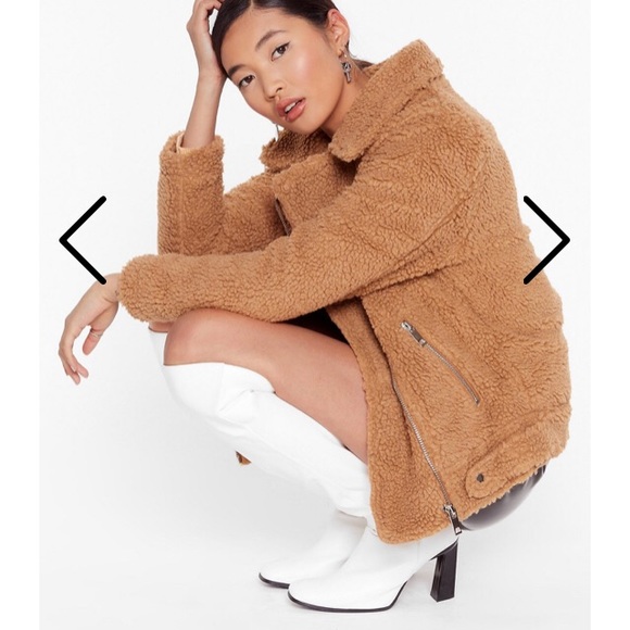 NWT Nasty Gal Teddy Jacket - Picture 2 of 8